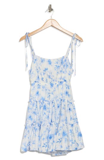 BLU PEPPER BLU PEPPER FLORAL MINIDRESS