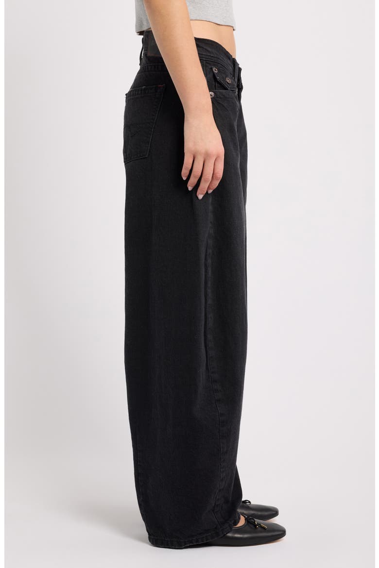 Kayla Low Rise Cocoon Jeans, Alternate, color, BLACK