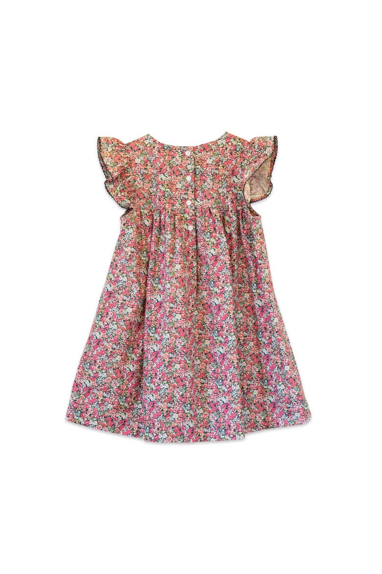 Hannah Dress with Flutter Sleeves, Alternate, color, Multi