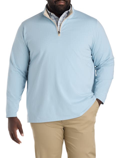 Big & Tall 1/4-Zip Performance Pullover Sweater