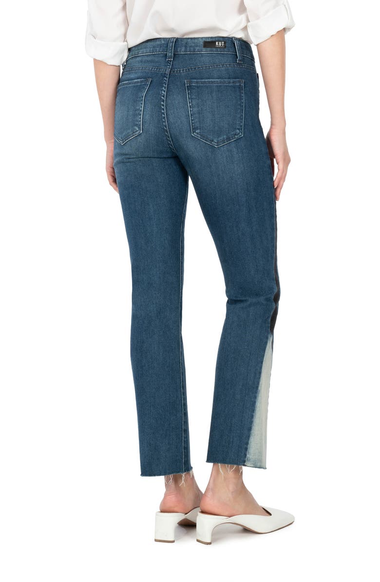 KUT from the Kloth Kelsey High Waist Inset Flare Jeans, Alternate, color,