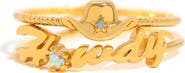 Girls Crew Howdy Partner Set of 2 Rings
