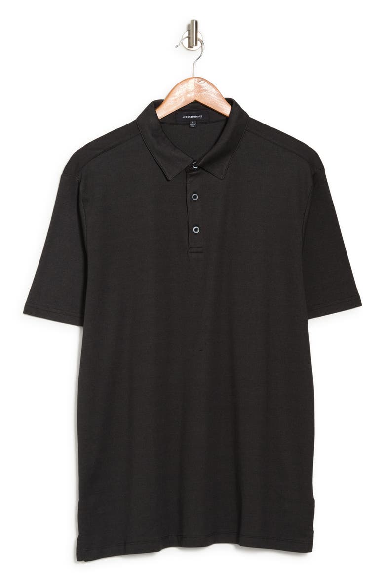 River Valley Polo, Alternate, color, BLACK