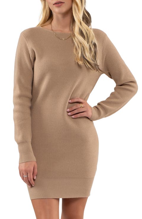 Cutout Sweater Dress