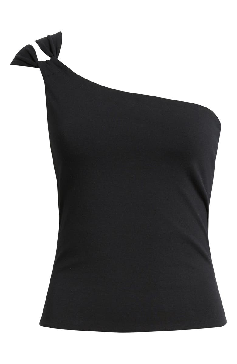 BP. Knit One-Shoulder Tank, Alternate, color, Black
