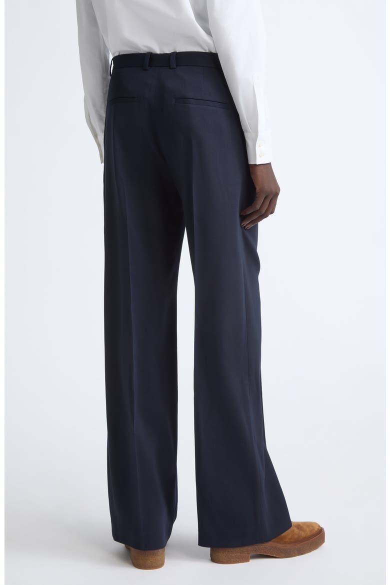 Low Waist Loose Fit Wide Leg Trousers, Alternate, color, DARK BLUE