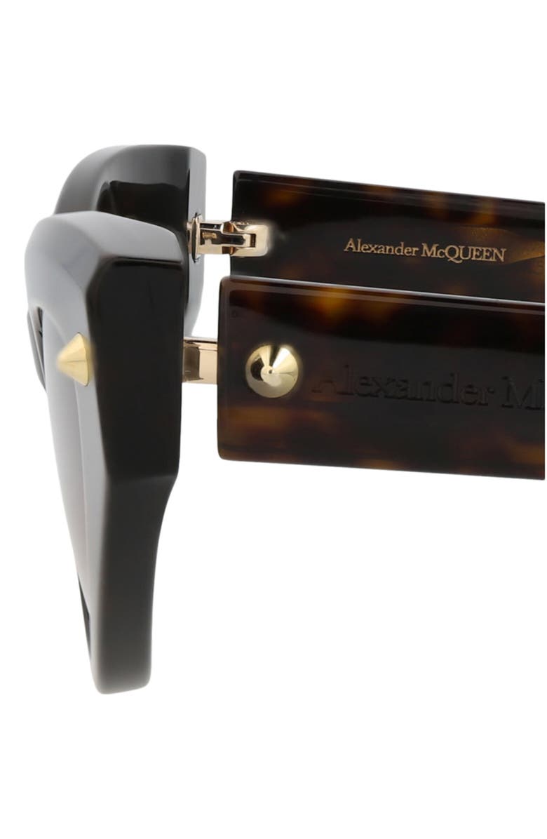 McQueen 52mm Cat Eye Sunglasses, Alternate, color, 