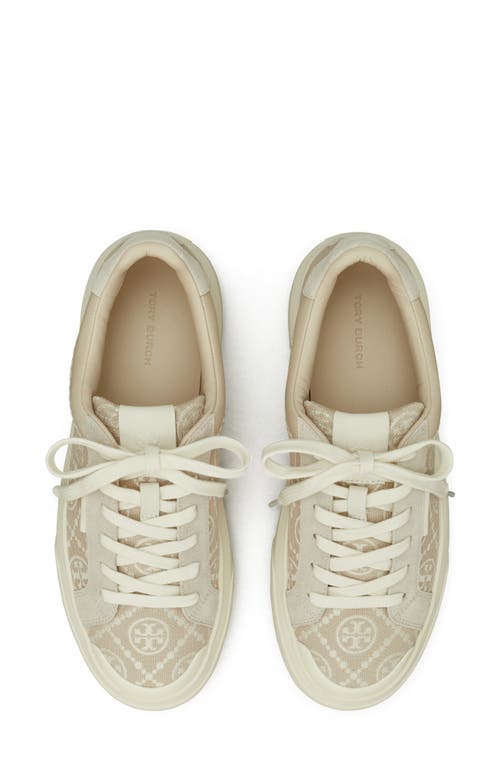 Tory Burch T Monogram Ladybug Sneaker In Brown