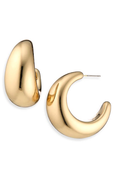 Chunky Hoop Earrings