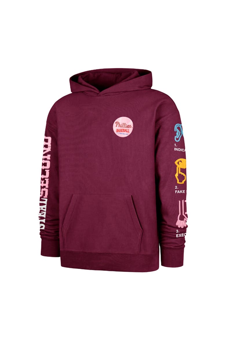 Unisex '47  Burgundy Philadelphia Phillies Earl Foundation Hoodie, Alternate, color, Burgundy