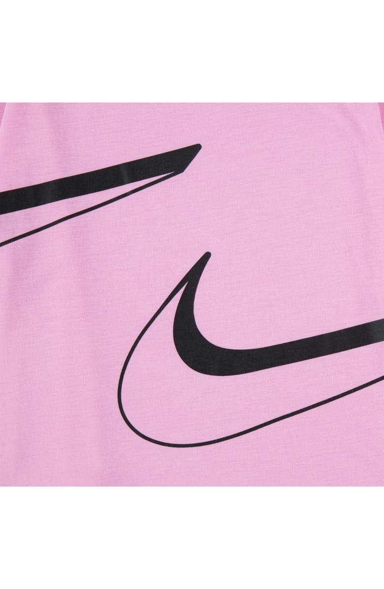 Nike Kids' Swoosh Graphic T-Shirt & Skort Set, Alternate, color, Black