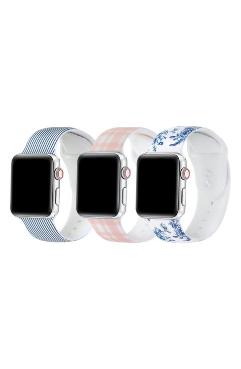 Assorted 3-Pack Silicone Apple Watch® Watchband