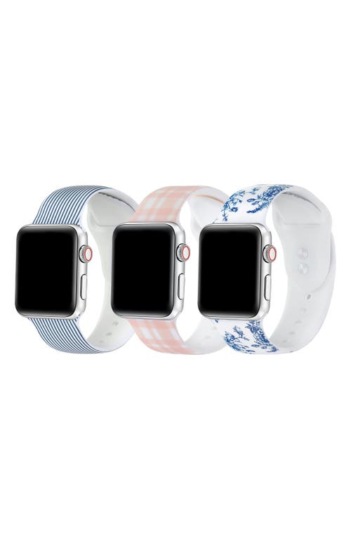 The Posh Tech Assorted 3-pack Silicone Apple Watch® Watchband In Assorted