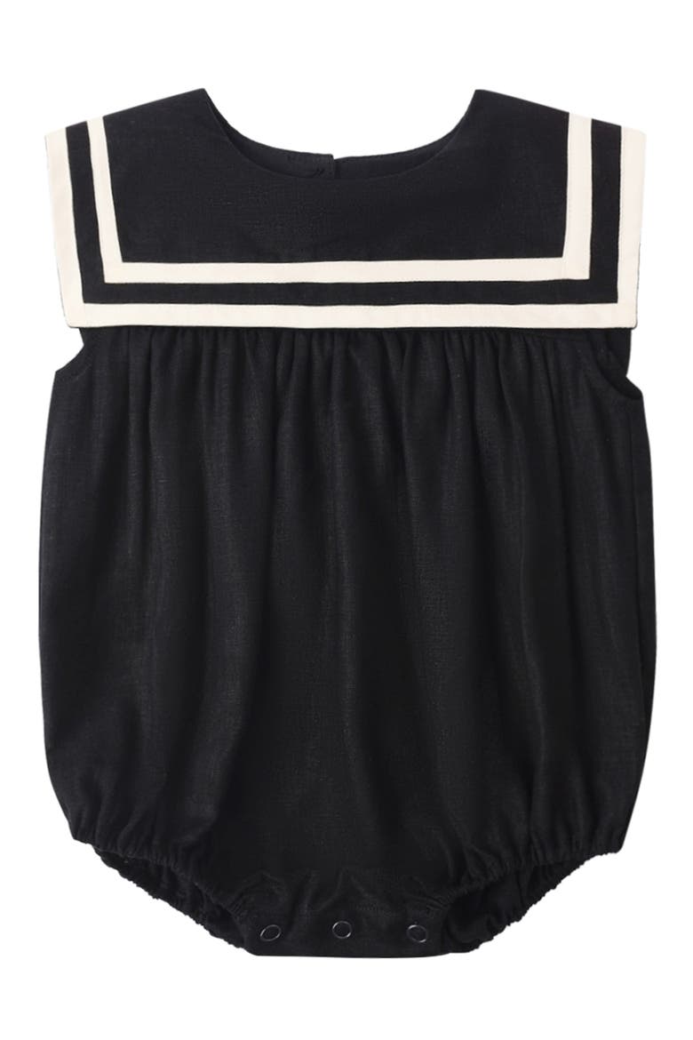 Kids' Bubble Romper, Main, color, BLACK