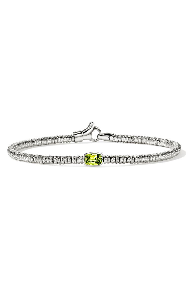 Heishi Bracelet, Main, color, PERIDOT