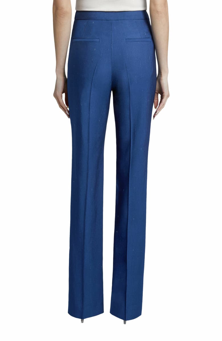 Santorelli AMARA Straight Leg Pant in Subtle Striped Twill, Alternate, color, 