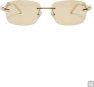 Fifth & Ninth Perla 57mm Rectangular Sunglasses