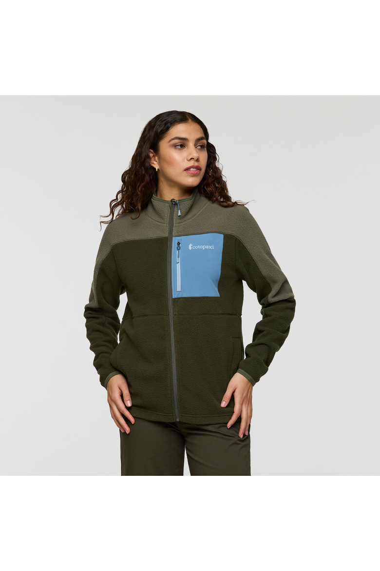 Abrazo Fleece Full-Zip Jacket - Women's, Main, color, Fatigue/Woods