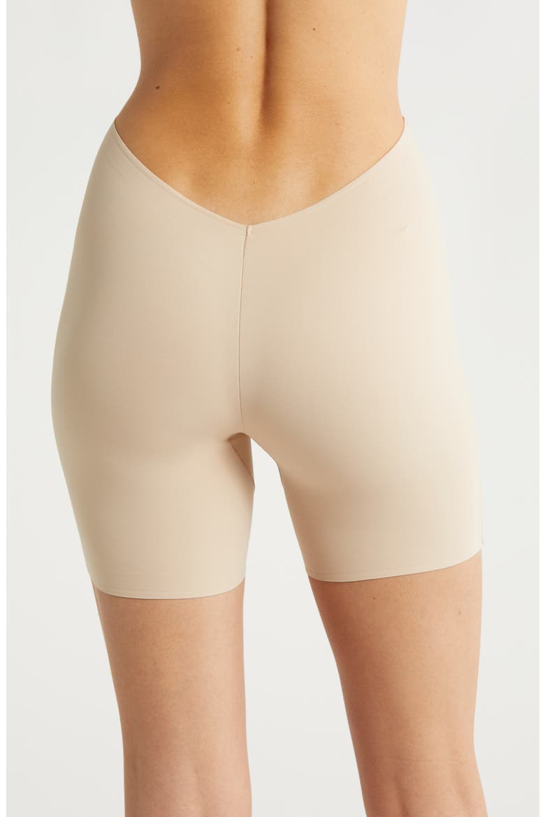 Dress Rehearsal Low Back Shaping Shorts, Alternate, color, WARM BEIGE