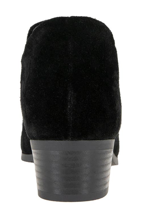 Reaction Kenneth Cole Serafina Ez-on Ankle Bootie In Black Suede