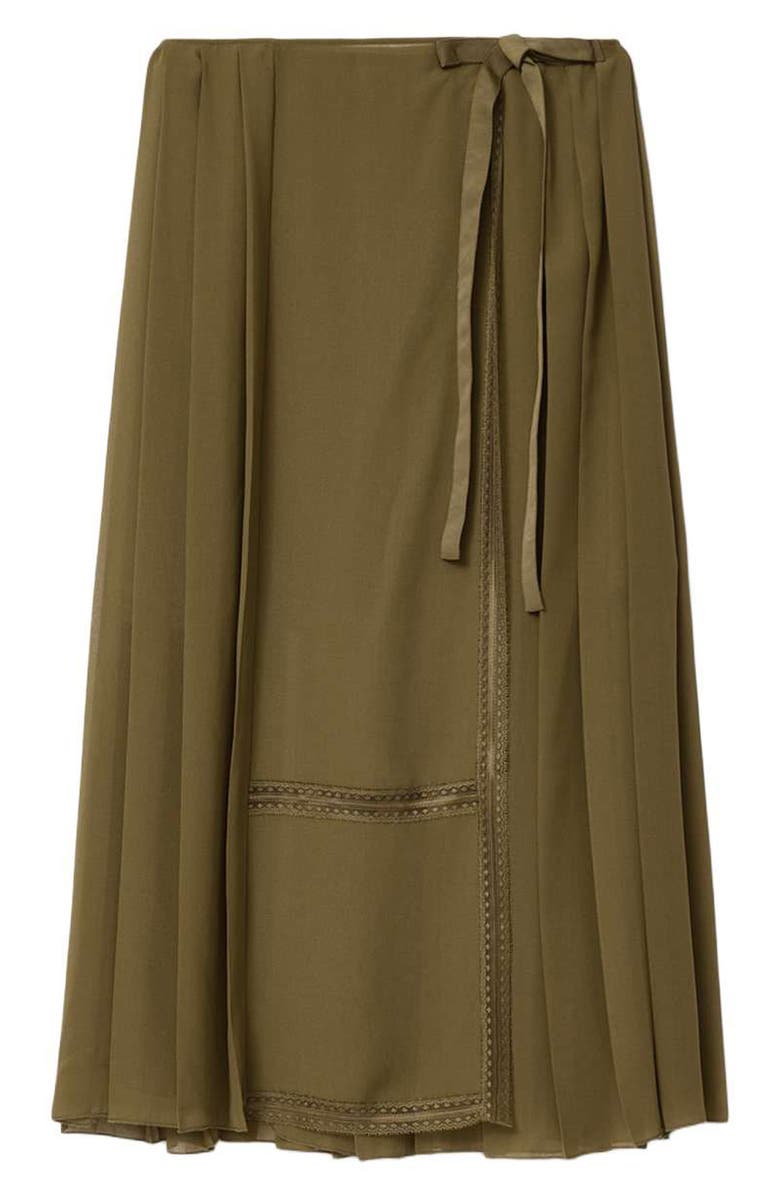 AllSaints Clover Wrap Skirt, Alternate, color, 
