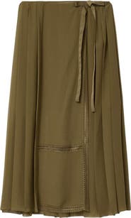 AllSaints Clover Wrap Skirt