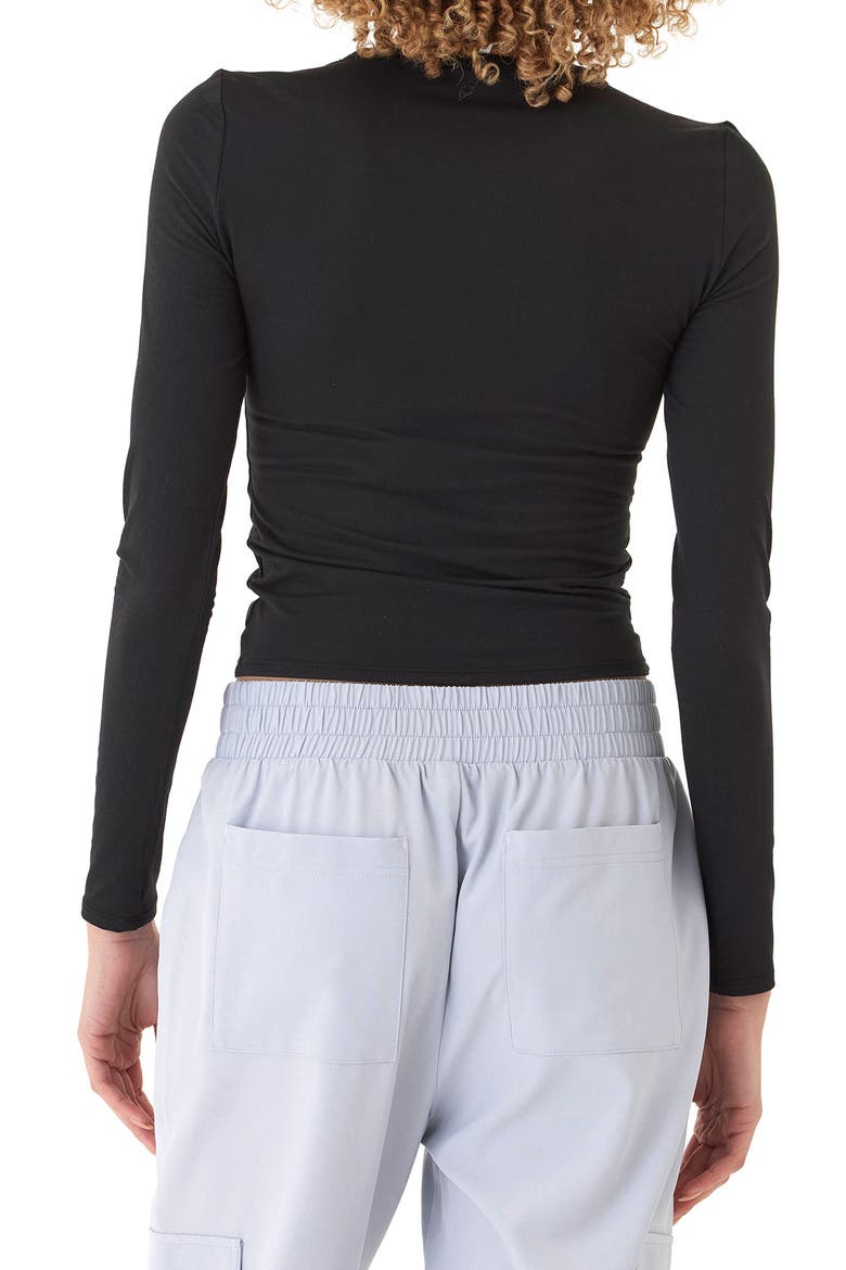 Alice Luxe Jersey T-Shirt, Alternate, color, BLACK