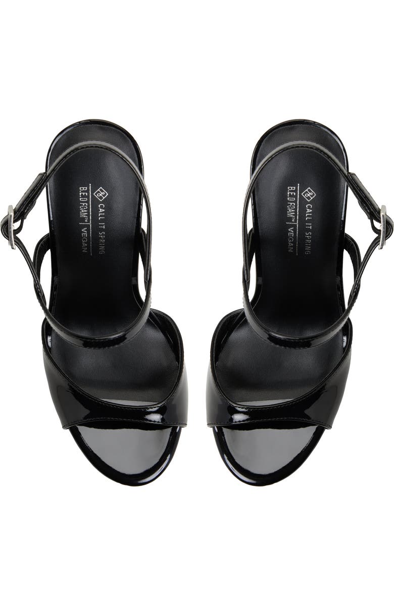 Call It Spring By Aldo Fiercee Slingback Platform Sandal, Alternate, color, Black