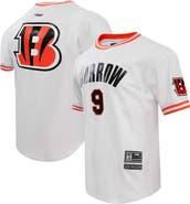 PRO STANDARD Men's Pro Standard Joe Burrow White Cincinnati Bengals Player Name & Number Mesh T-Shirt