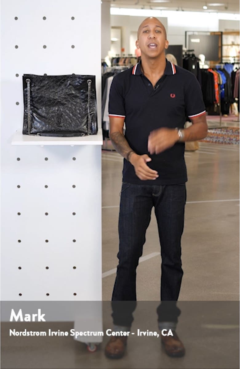 Large Niki Calfskin Leather Shopper, sales video thumbnail