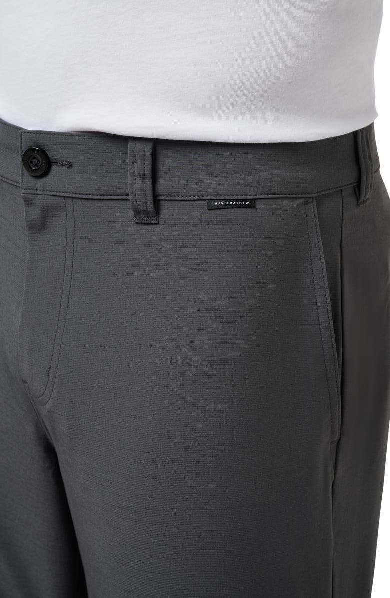 TravisMathew Vineyard Visit Shorts, Alternate, color, Heather Black