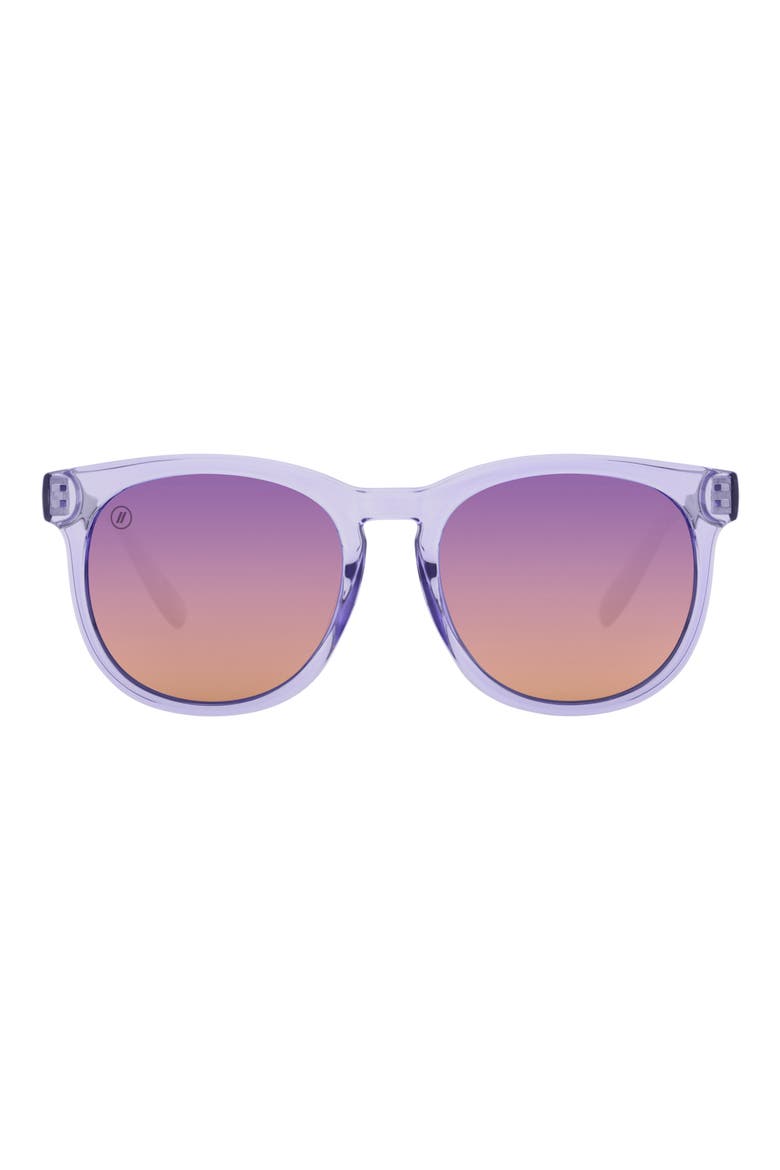 54mm H-Series Polarized Round Sunglasses, Main, color, LILAC LUSH