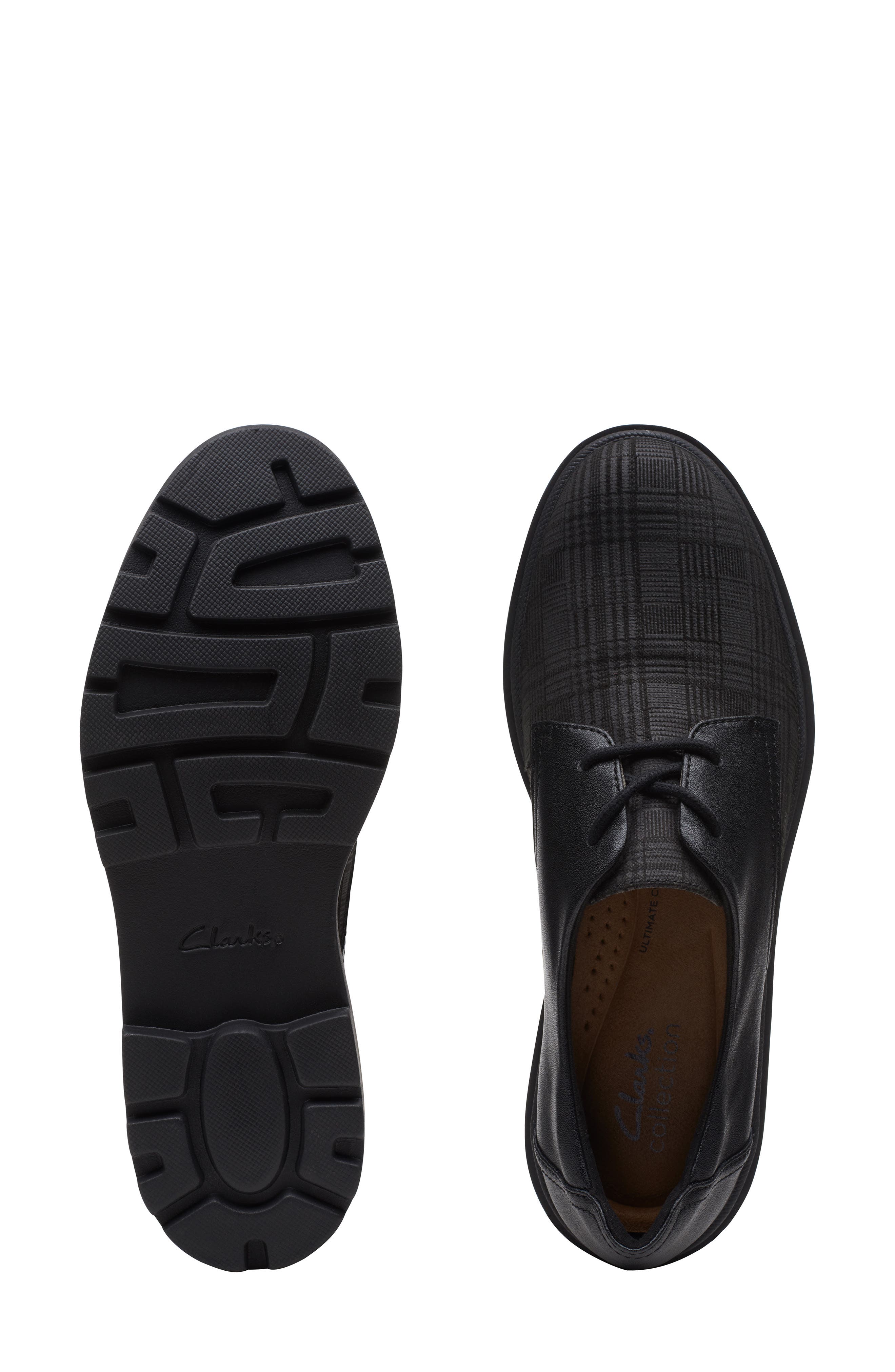 Clarks<sup>®</sup> Calla Ruby Lug Sole Derby, Alternate, color, Black Interest