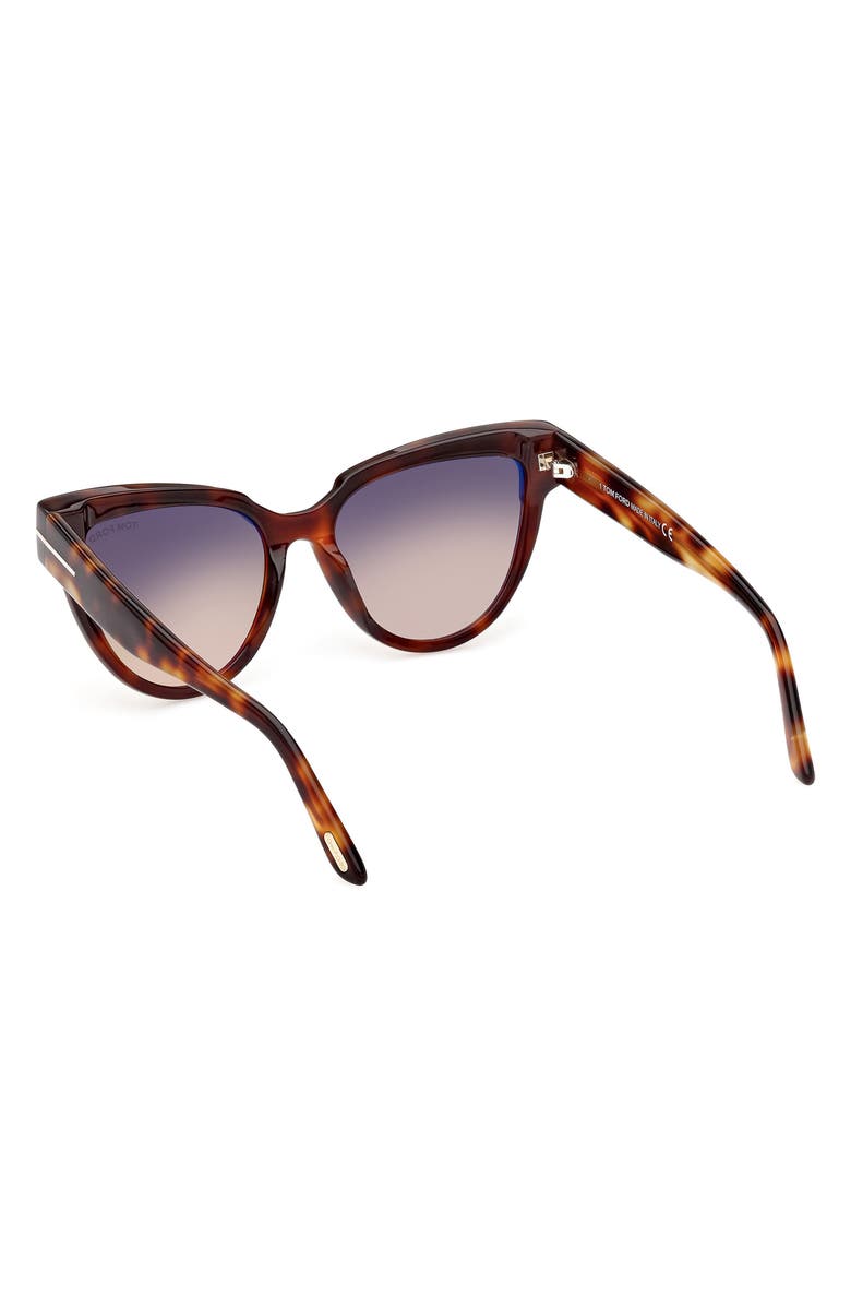TOM FORD 57mm Cat Eye Sunglasses, Alternate, color, 