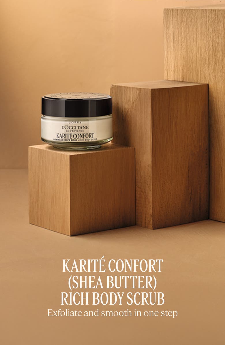 L'Occitane Karité Confort Rich Body Scrub, Alternate, color,