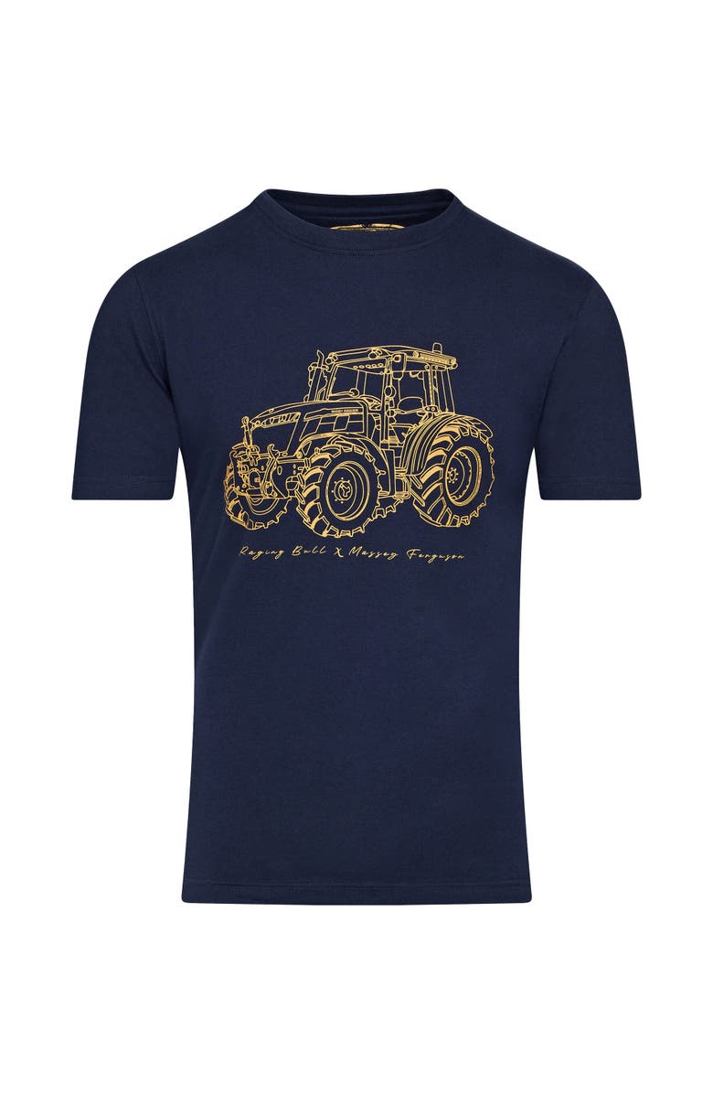 Raging Bull MF Tractor T-Shirt, Alternate, color, Navy
