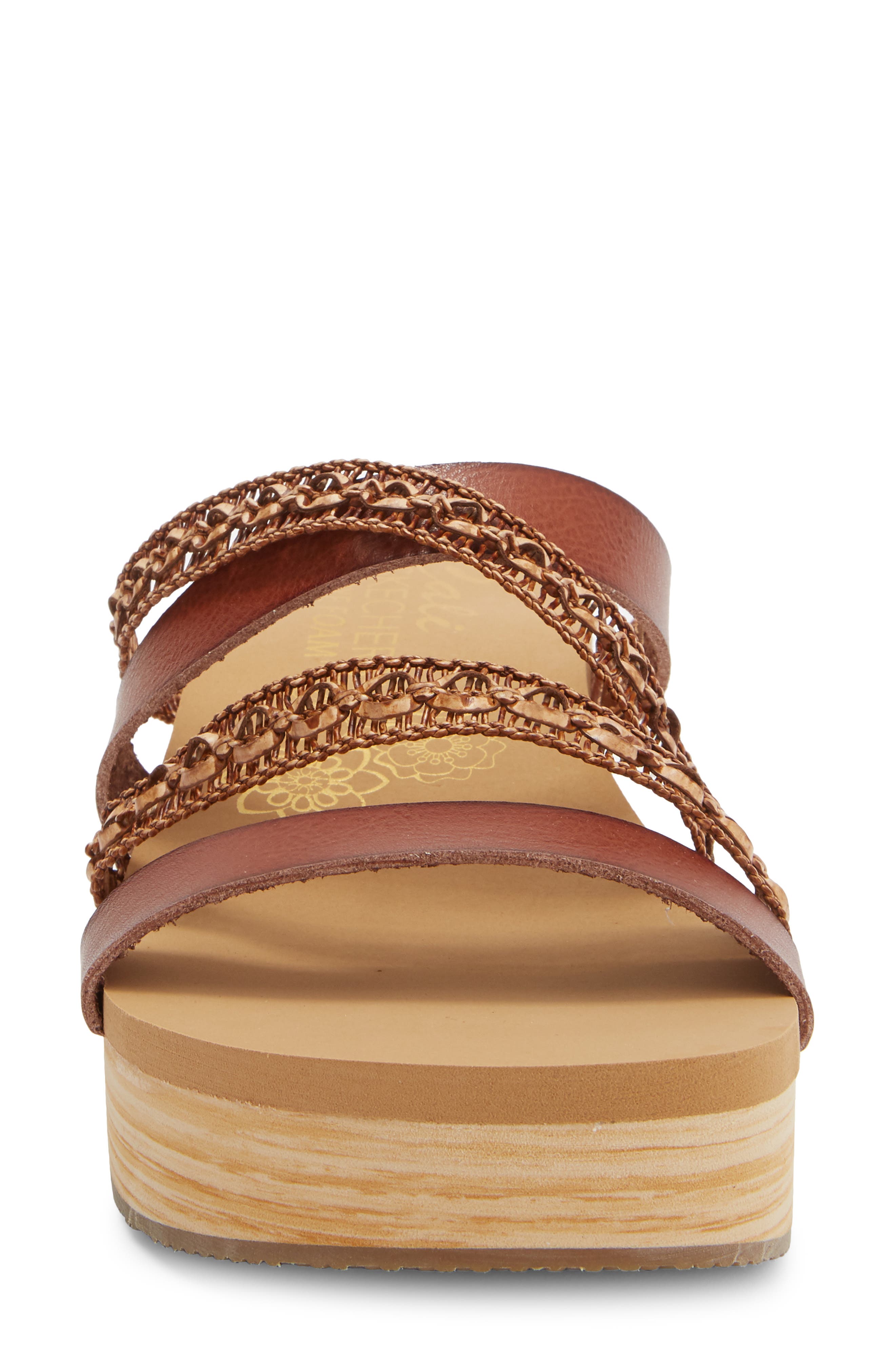 SKECHERS Summer Platform Sandal, Alternate, color, Luggage