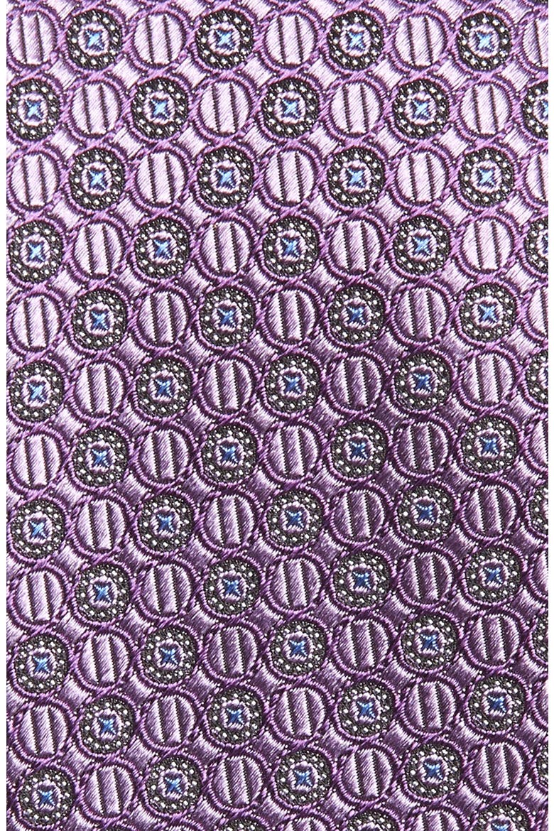 Neat Silk Tie, Alternate, color, PURPLE