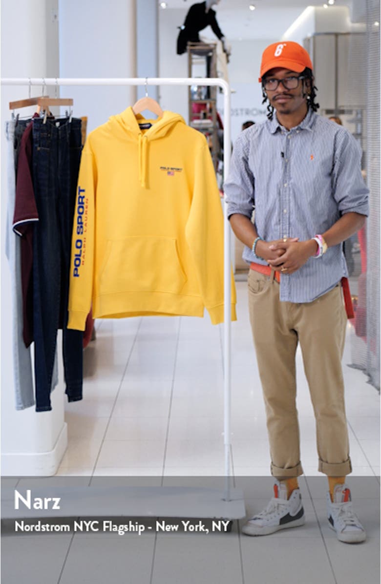 Sport Cotton Blend Fleece Hoodie, sales video thumbnail