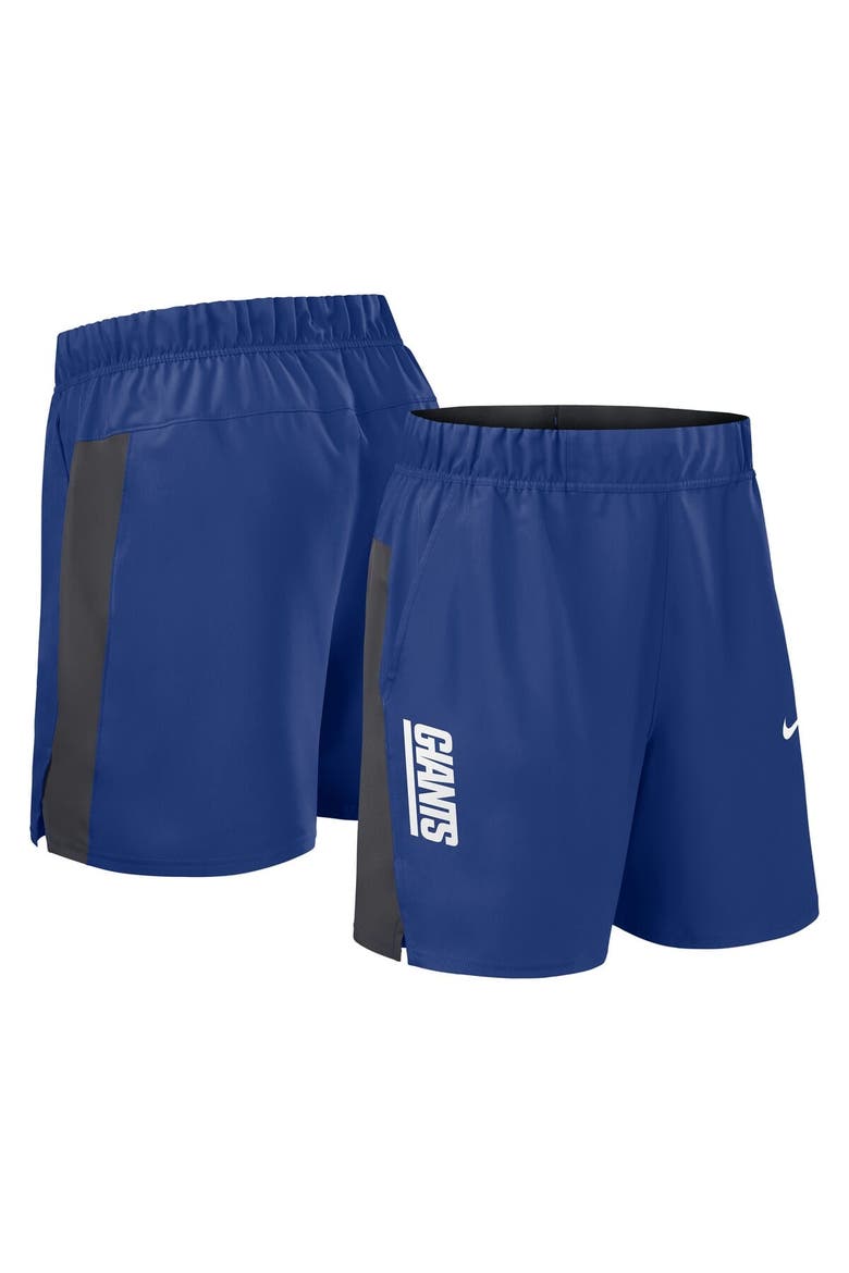 Men's Nike Royal New York Giants Woven Victory Performance Shorts, Alternate, color, Royal