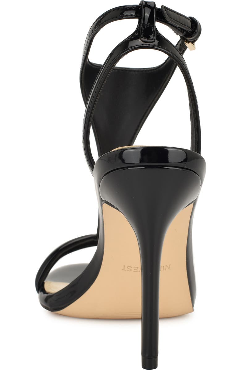 Nine West Mandey Ankle Strap Sandal, Alternate, color, Black