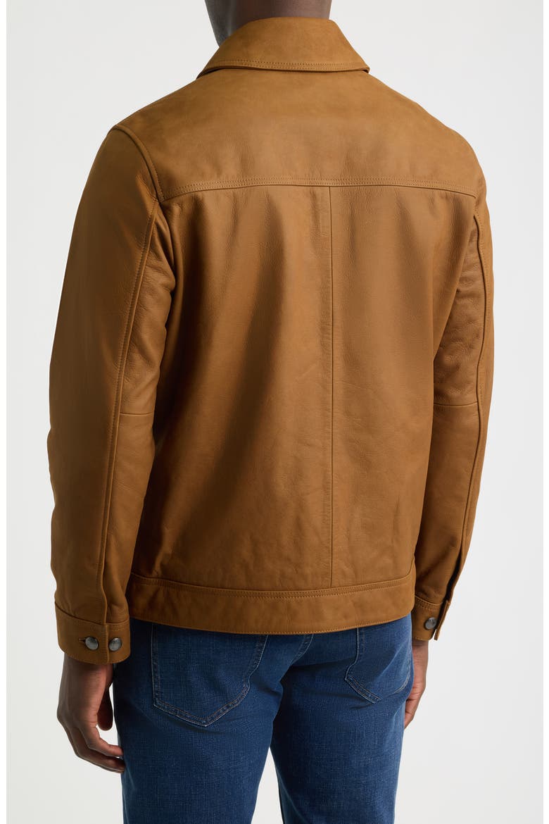 Jackson Leather Jacket, Alternate, color, WHISKEY