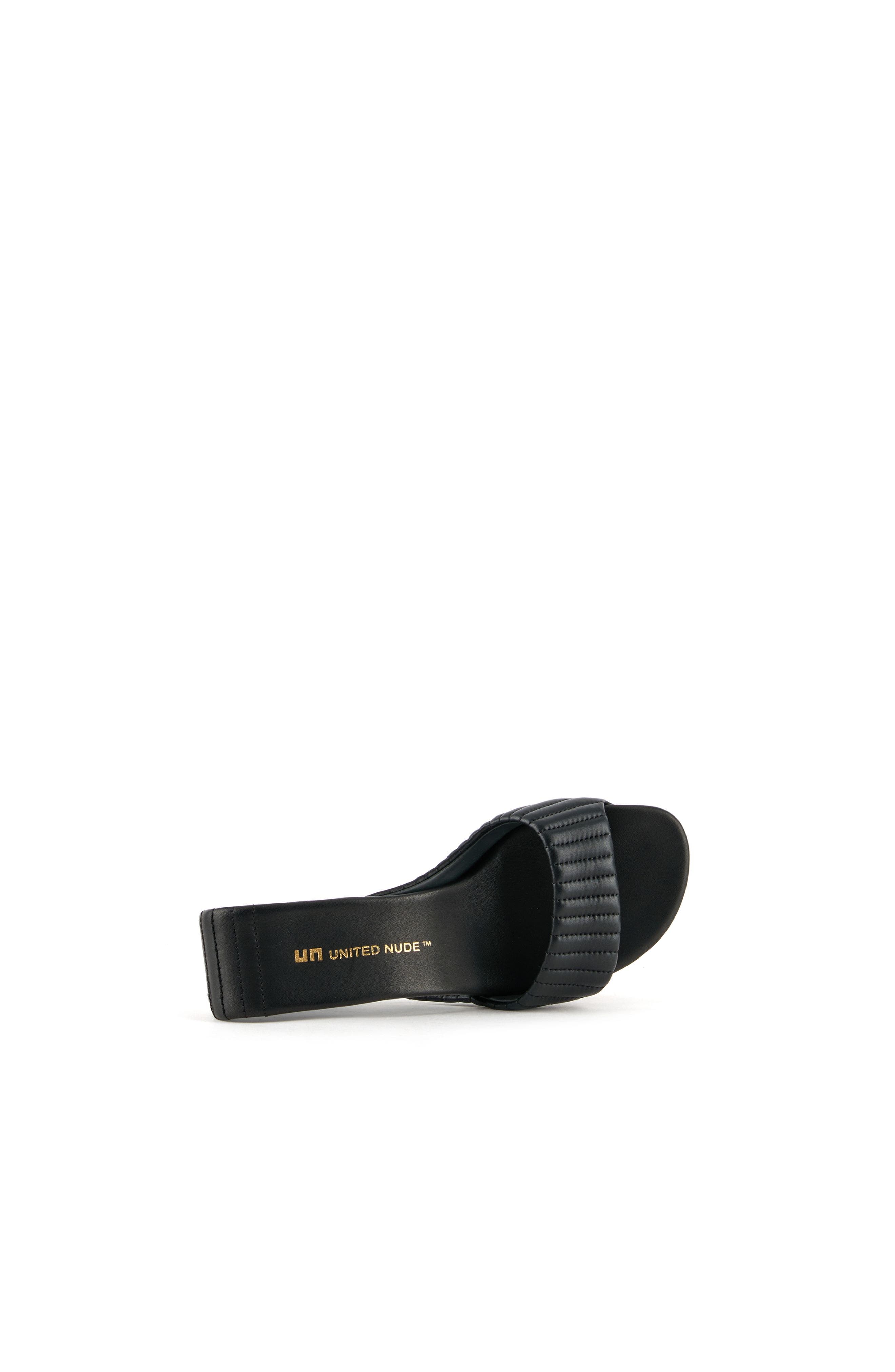 United Nude Mobius Mid Puffier Sandals, Alternate, color, Black Puffier