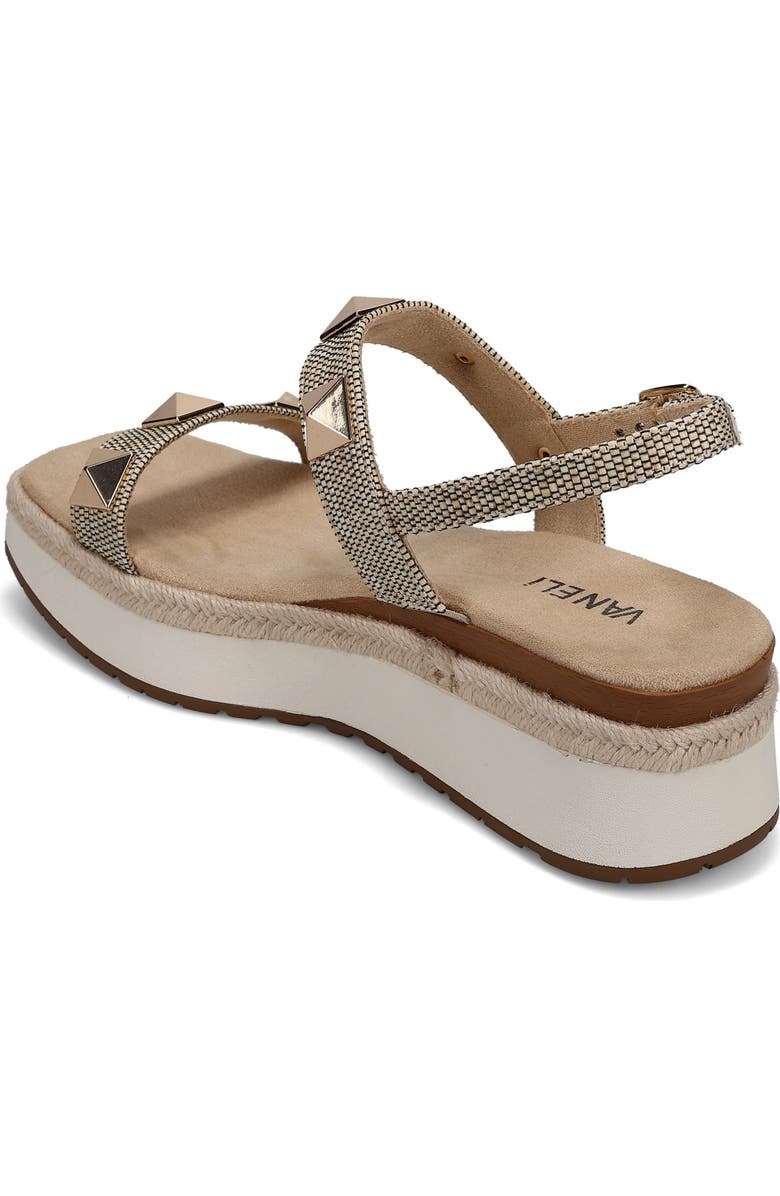 VANELi Elby Slingback Platform Sandal, Alternate, color, Camel