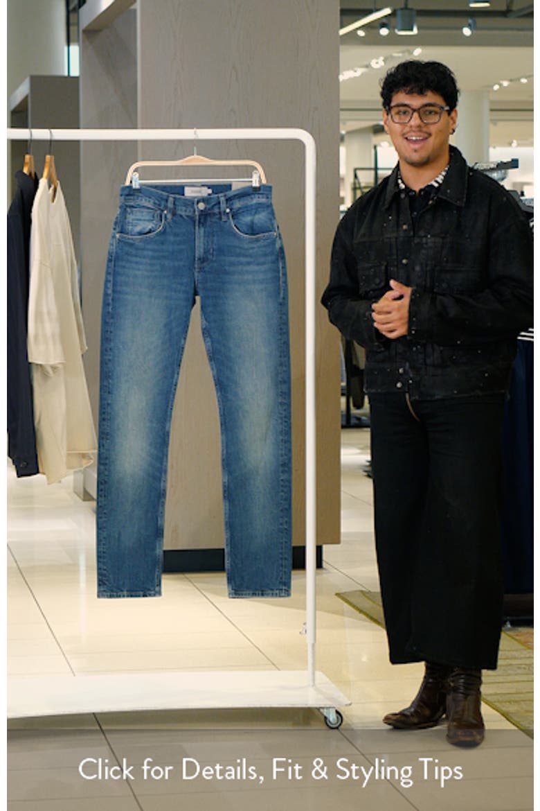 Blake Slim Straight Leg Jeans video