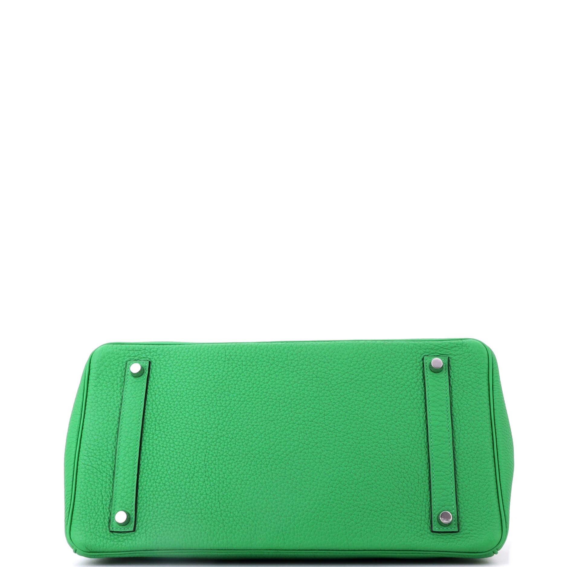 Birkin Handbag Green Togo with Palladium Hardware 35, Alternate, color, Green
