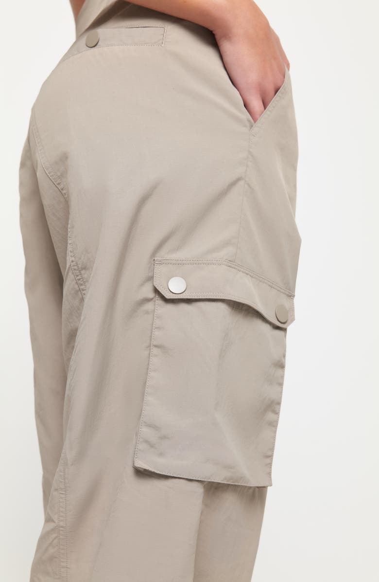 Spiritual Gangster Talyor Nylon Cargo Jogger Pants, Alternate, color, 