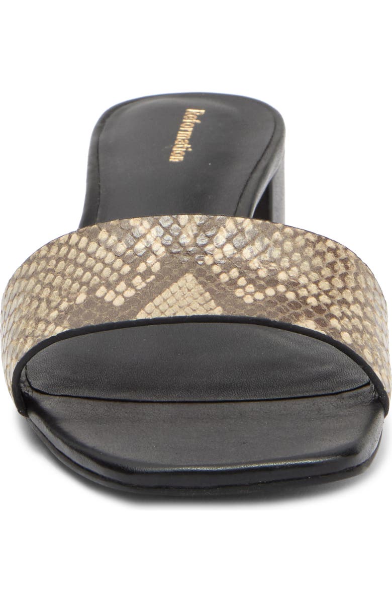 Reformation Mandy Minimal Block Heel Sandal, Alternate, color,