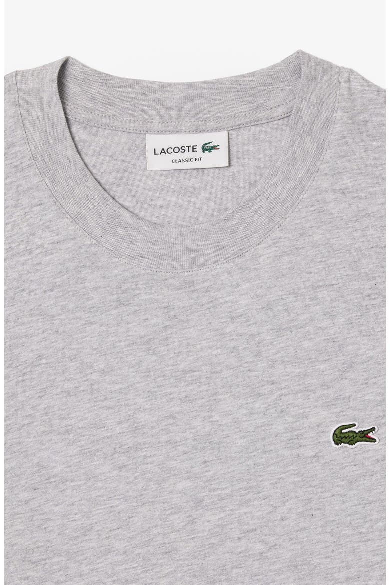 Cotton Crewneck T-Shirt, Alternate, color, SILVER CHINE