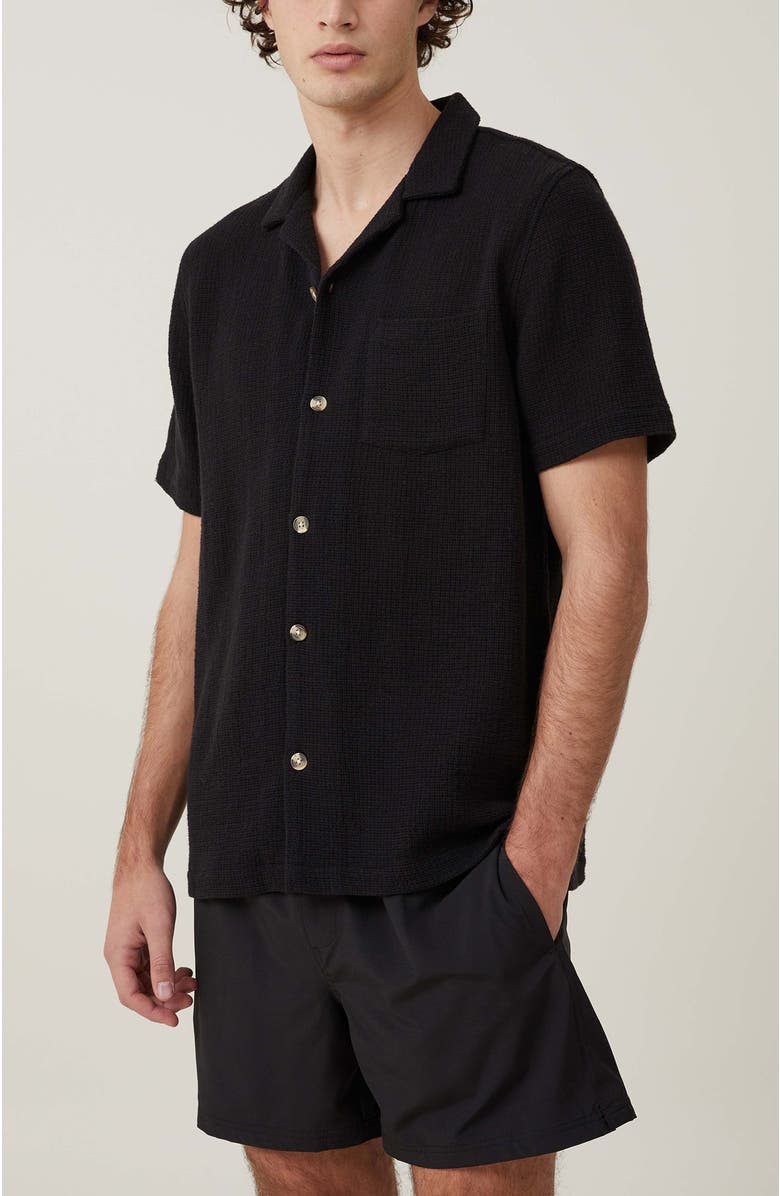 Cotton On Men
s Stretch Swim Short, Alternate, color, Black